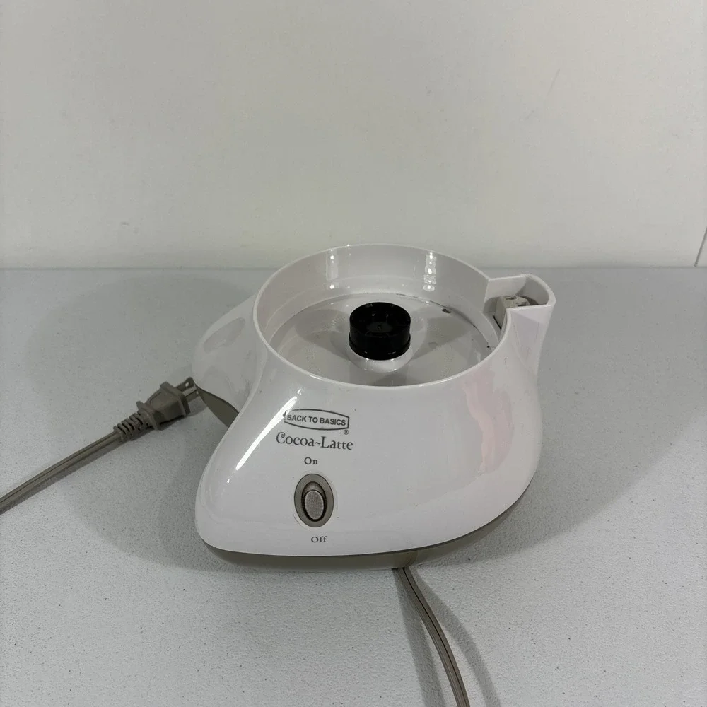 Back to Basics Cocoa Latte Frothy Hot Drink Maker BASE ONLY Tested